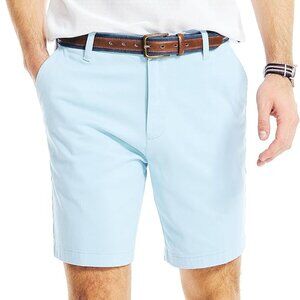 Nautica Men's Classic Fit Flat Front Stretch Solid Chino 8.5 33W